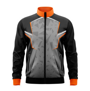 Sublimation Winter Unisex <b>Coach</b> Jacket Customizable 100% Polyester Solid Zipper Front with Fleece Lining Waterproof Breathable - Product Image 3