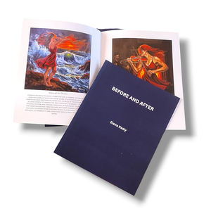 Livre d'art haut de gamme à couverture souple avec motifs imprimés et peints à la main pour l'inspiration créative et la présentation - Product Image 5