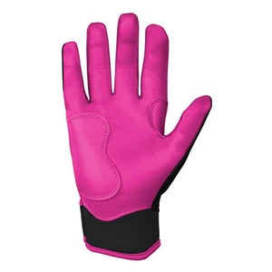 Gants de frappe en cuir rose, rembourrés, avec fermeture auto-agrippante, unisexes, pour entraînement adulte - Product Image 4
