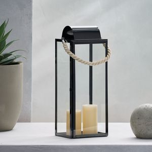 Farol Metálico de Acabado Premium para Decoración de Lujo, que Realza Interiores con un Atractivo Iluminario Intenso - Product Image 1