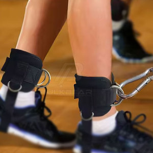 Sangle de cheville confortable en néoprène antidérapante pour l'entraînement en salle de sport, rembourrage doux, design léger pour les exercices de jambes et la musculation - Product Image 2