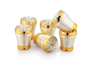 Luxury Stainless Steel Drinking Glass <b>Set</b> with Gold Finish Reusable Water Tumbler Premium Juice <b>Tea</b> Coffee <b>Cup</b> Elegant Kitchen D - Product Image 3