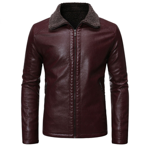 Abrigos de cuero genuino profesionales hechos a medida con logotipo y diseño propio para hombre, con chaqueta de invierno para hombre. - Product Image 1