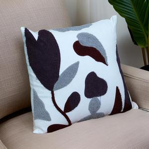 Personnalisable élégant coton multicolore touffeté coussin taies d'oreiller doux pur multi motif floral pour la maison hôtel jardin - Product Image 1