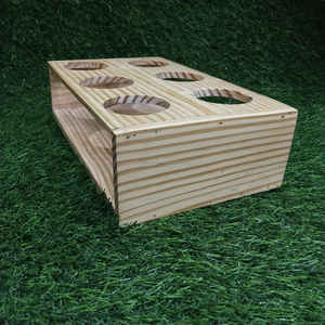 Bandeja de Degustación de Whisky de Madera Premium con Seis Portavasos a Precio Económico - Product Image 5