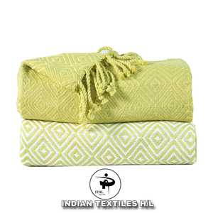 Plaid en coton de designer très vendu, motifs indiens décoratifs variés, literie pour l'hiver, usage domestique, provenance Inde par ITHL - Product Image 4