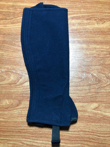 OEM Custom Leather <b>Half</b> <b>Chaps</b> Premium Cowhide Equestrian Riding Gaiters Durable Horse Riding Equipment LHC-0023 - Product Image 2