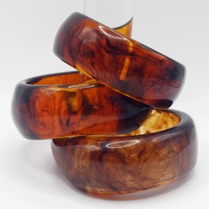 <b>Resin</b> <b>Craft</b> 3 pcs set Fashion Bangle Bracelet Latest & Modern Bracelet Party Birthday Bangle Stylish Bracelet Bangle <b>Resin</b> - Product Image 2