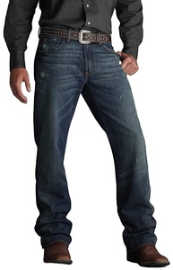 Fashion New Design Hot-sell Ripped Vintage <b>Elastic</b> Breathable Long Pants Men's Denim <b>Jean's</b> Loose <b>Jeans</b> for Men - Product Image 3