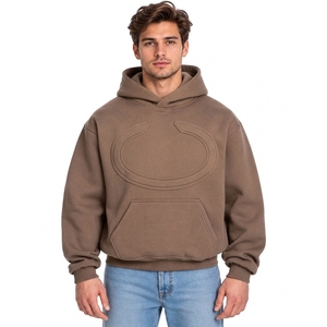 เสื้อฮู้ดดี้ทรงหลวมผ้าฝ้าย 100% รุ่น Custom Utility Cuff สำหรับผู้ชาย สไตล์สตรีทแวร์ พร้อมดีเทลปรับแขนเสื้อได้ - Product Image 4