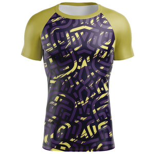 Camiseta de Compresión de Alta Calidad para MMA, Rashguard para Hombre, Personaliza tu Propio Logotipo, Rashguard Sublimado de Manga Larga para Hombre - Product Image 3