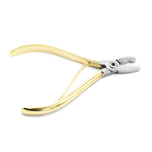 Pince à plier les fils orthodontiques Dela Rosa plaquée or, instruments chirurgicaux et orthodontiques dentaires - Product Image 6