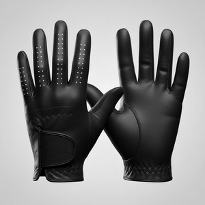 Gants de golf pour homme en cuir respirant et léger, avec logo personnalisé, à enfiler, pour la main gauche, qualité supérieure, accessoire de sport de golf - Product Image 3