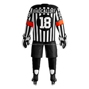 Uniforme de hockey sur glace imprimé sur mesure de bonne qualité uniforme de hockey sur glace à vendre - Product Image 3