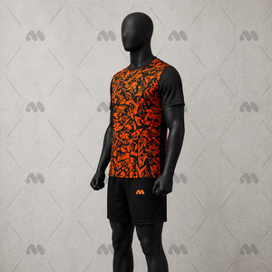 Camiseta Deportiva de Fútbol con Estampado Digital, de Secado Rápido, Manga Corta, Cuello Redondo, Diseño para Equipos, Corte Regular para Hombre - Product Image 2