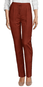 Pantalón de Vestir Ligero de Lona 100% Algodón, Transpirable, Casual, Estampado, Venta al por Mayor OEM, la Mejor Calidad 2023, para Oficina y Trabajo - Product Image 6