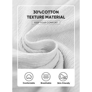 Shorts de plage décontractés pour hommes personnalisés, 7 pouces, coton, taille élastique, cordon de serrage, avec poches, shorts de bain et maillots de bain - Product Image 2