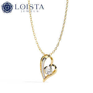 จี้เพชรทรงหยดน้ำเพาะเลี้ยงในห้องปฏิบัติการ ทอง 18K 1 กะรัต ระยิบระยับ รับรองโดย IGI เหมาะสำหรับเป็นของขวัญ - Product Image 4