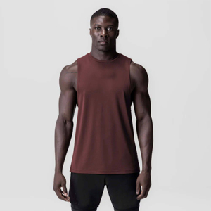 Débardeur sans manches pour homme - Vêtement de sport tricoté décontracté et écologique pour la musculation et l'entraînement athlétique - Product Image 1