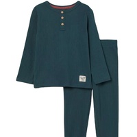 Pijama de Mujer, Casual, de Lujo, Elegante, Vintage, 100% Algodón Tejido, Cintura Elástica, Estampado Suave, para Primavera