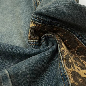 Graphic Printed Jeans Loose Customize Design <b>Light</b> Wash Barrel Denim Straight Rivet Winter Pants Streetwear Hip Hop <b>Trousers</b> Y2K - Product Image 3