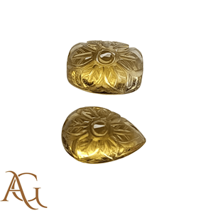 Citrine naturelle, quartz sculpté, intaglio, camée, pierre précieuse jaune, pierre brute pour la fabrication de bijoux, fournisseurs en gros, meilleur prix - Product Image 6