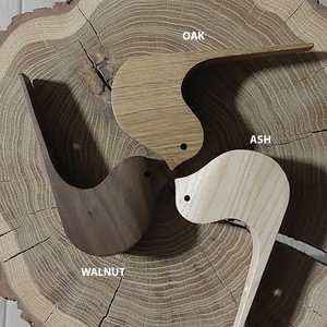 Modern Bird Style Mango and acacia Wood <b>Wall</b> <b>Hook</b> Premium Hanging Organizer for Coats Scarves Bags and Fashion Accessories - Product Image 3