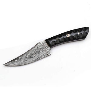 Cuchillo Bowie de Caza de Acero Inoxidable de Alta Calidad con Mango de Madera Cómodo, Borde Dentado, Punta Clip y Diseño Óptimo, Personalizado OEM - Product Image 2