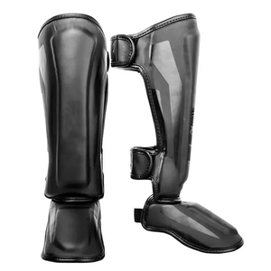 Espinilleras de Artes Marciales de Cuero, Protección Profesional para Karate, Boxeo, MMA, Taekwondo, Entrenamiento, Ligeras, Cómodas, de Alta Calidad - Product Image 4