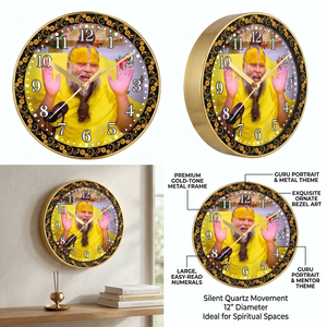 นาฬิกาแขวนผนังแบบสั่งทำพิเศษพร้อมลายพิมพ์ดิจิทัลสำหรับตกแต่งบ้านและวัด - ของขวัญต้อนรับปีใหม่จีนและเปิดเทอม - Product Image 2