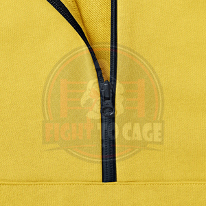 Conjuntos de Shorts de Dos Piezas de Alta Calidad al Por Mayor, Color Amarillo Liso, con Cierre de 1/4, Ropa Deportiva de Gimnasio, Estilo Urbano Casual de Verano - Product Image 4