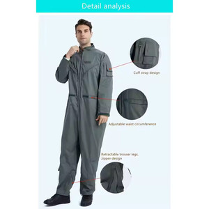 Overol de Trabajo de la Mejor Calidad con Servicio OEM, Ropa de Trabajo Duradera para Hombre, Overol de Seguridad Impermeable y a Prueba de Polvo - Product Image 4