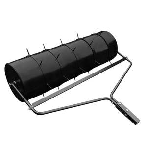 Aérateur de pelouse manuel en fer noir durable à 5 lames, design circulaire - Product Image 6