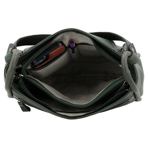 Sacoche d'affaires vintage décontractée en cuir véritable et toile pour homme – Vente en gros – Sacs bandoulière messager d'été - Product Image 6