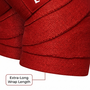 Bandes de soutien pour les genoux de musculation, longues et élastiques, pour la prévention des blessures, accessoires pour athlètes et haltérophiles. - Product Image 3