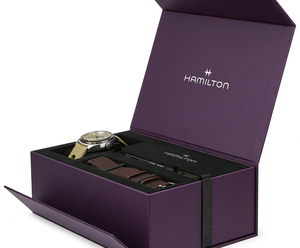 Hot Sale Protective Rectangle Watch <b>Box</b> Necklace <b>Ring</b> Jewelry Set Watch Gift <b>Box</b> for Packaging - Product Image 5