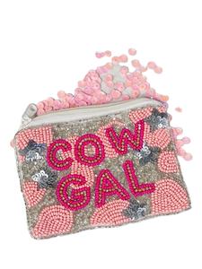 Élégant porte-monnaie en cuir de première qualité, design étoile perlé, vous êtes doré, mini sac à fermeture éclair, belle broderie à la main - Product Image 4