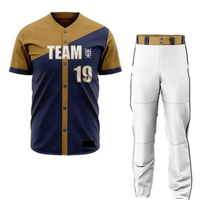 Uniforme de Béisbol Deportivo Personalizado en Color y Diseño, Uniforme de Equipo, Nueva Llegada, Venta Especial, Uniforme de Béisbol Transpirable - Product Image 1