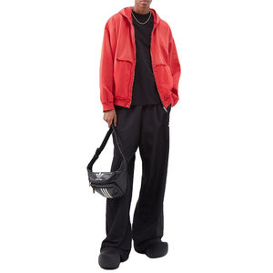 Sweat à capuche zippé en coton de qualité supérieure pour homme, style usé, imprimé au dos, tendance, personnalisable OEM - Product Image 4