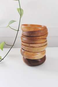 Meubles faits à la main vintage de style mid-century modern en teck ou en bois d'acacia - Product Image 6