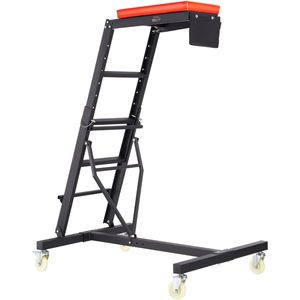 Carrello per Meccanici Regolabile in Altezza da 116-168 cm, Capacità 180 kg, con 4 Ruote Girevoli, Strumento per Riparazione Auto - Product Image 1