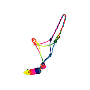 New Arrival Best Quality Cowboy Bright Color Mini <b>Halter</b> With Matching Lead Wholesale Manufacturer Supplier Saman Exports - Product Image 2