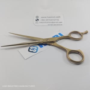 กรรไกรตัดผมมืออาชีพ HI-HCS-1320 ยี่ห้อ Customized Brand ด้ามจับลายมังกรทอง ขนาด 5.5"-6" ผลิตจากเหล็กญี่ปุ่น สำหรับตัดและซอยผม - Product Image 4