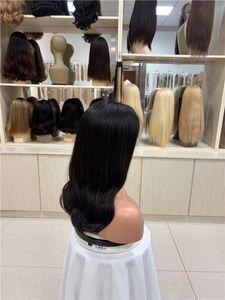 Venta de Fábrica: Cabello Humano Virgen Chino para Pelucas con Frente de Encaje, Base Transparente, Largo, Densidad 150% (Pequeño/Grande) - Product Image 2