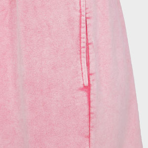 Shorts en jean délavé pour femme, légers, décontractés, style vintage, avec boutons, pour l'été - Product Image 4