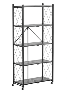 Étagère de rangement pliable en métal OEM/ODM Vietnam – Organisateur multifonctionnel pour cuisine et salle de bain - Product Image 2