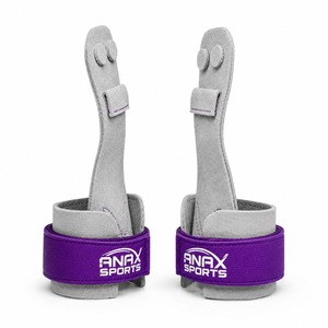 ANAX SPORTS Support de poignet pour haltérophilie, protège-paume antidérapant avec fermeture auto-agrippante, équipement d'entraînement de force unisexe avec la meilleure qualité OEM - Product Image 6