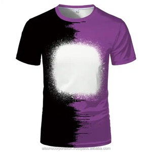 T-shirts pour hommes en coton 100% tissé, coupe ajustée, à séchage rapide et respirants, vierges ou à impression personnalisée par sublimation, vente en gros OEM - Product Image 2