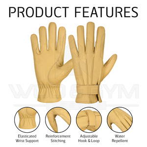 ถุงมือขี่ม้าหนังแท้ป้องกันฝ่ามือแบบเต็มนิ้วสำหรับทุกเพศ ราคาพิเศษ ลดราคา - Product Image 5