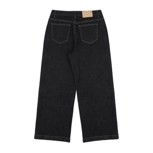 Pantalon en jean vintage à jambe large pour homme en polyester/coton, qualité supérieure, résistant à la décoloration, brodé, idéal pour l'été – Vente en gros - Product Image 2